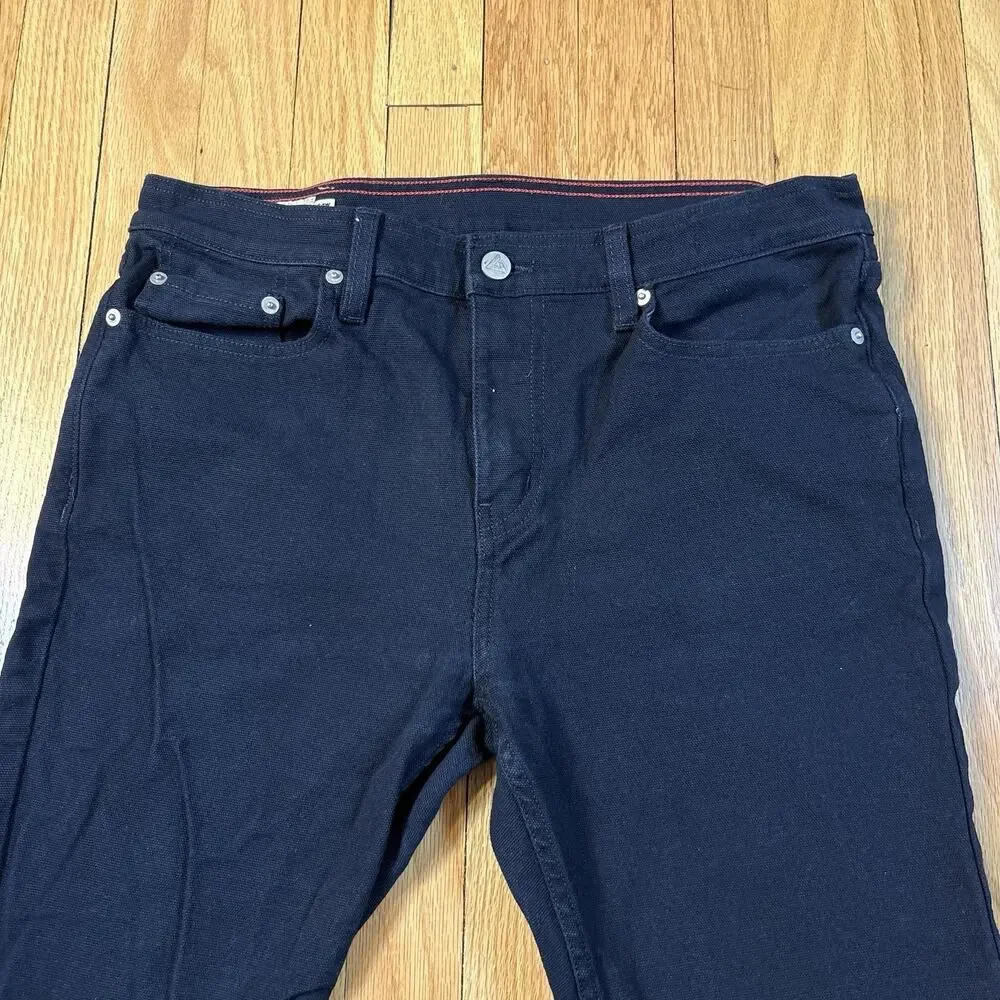 American Giant Roughneck Canvas Pants Black 34x34 (Fits 33x28) Straight USA